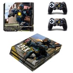 PS4 Pro Apex Legends Console Skin, Decal, Vinyl, Sticker, Faceplate - Console and 2 Controllers - Protective Cover for PlayStation 4 PRO