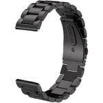 Gear S3 Frontier Band/Galaxy Watch 46mm band/Galaxy Watch 3 Band 45mm,22mm Solid Rostfritt stål Metall Business Armbandsrem för Samsung Gear
