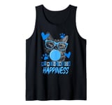 Funny Cat Lover | Pet | Kitten | My Medicine For Happiness Tank Top