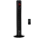 HOMCOM 38 Inch Tower Fan with 70° Oscillation 3 Speed and 3 Mode Indoor Black