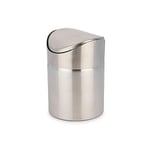 La Cafetière Mini Coffee Pod / Tea Bag Bin, Stainless Steel, Silver