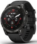 Garmin 010-02803-11 Epix Pro Gen 2 Sapphire Edition Svart/Gummi Ø47 mm