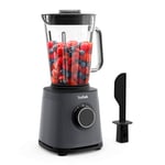 PerfectMix High-Speed Blender, Glass Jar, Soups, Smoothies, Sauces, Dips, 1200W, Save Time Powelix Blades Technology, Grey, Java Pepper