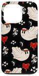 Coque pour iPhone 13 Pro Cute Spooky Cupid Ghost Valentine Day Melting Heart