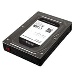 StarTech.com Boîtier Adaptateur en Aluminium pour DD / SSD SATA 2,5" vers 3,5" jusqu'à 12,5 mm (25SAT35HDD)