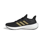 Adidas Femme Pureboost Jet W Sneaker, Core Black/Gold met./Carbon, Numeric_42 EU