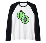 Really Like Amla Fruit Indian Gooseberry Raglan Baseball Tee