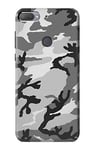 Snow Camo Camouflage Graphic Printed Case Cover For HTC Desire 12+, HTC Desire 12 Plus