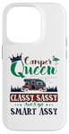 Coque pour iPhone 14 Pro Camping-car Queen Classy Sassy Smart Assy Fun Camping