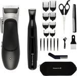 Remington Hair Clipper & Detail Trimmer Kit - 25 Pieces, Cordless, HC367