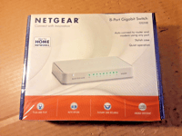 FAST DISPATCH NETGEAR GS208-100UKS 8 Port Gigabit Ethernet Switch Network