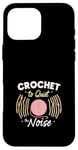 Coque pour iPhone 16 Pro Max Crochet Therapy Mindfulness Soulagement du stress Bien-être mental