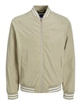 JACK & JONES Men's Jorlucca Bomber Jacket, Fields of Rye, XL