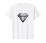 Diamond White Tshirt White Graphic Tee Men Cool Shirts White T-Shirt