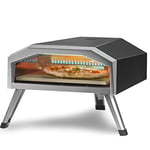 VEVOR Four à pizza portable d'extérieur 330 mm, four à pizza à gaz, four à pizza en acier inoxydable, valve de réduction max. 540 ℃ & pierre à pizza & sac de transport – Four à pizza de qualité
