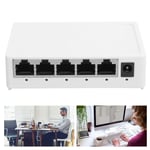 5‑Port Gigabit Ethernet Switch Network Adapter RJ4510/100/1000mbps EU Plug 100‑2