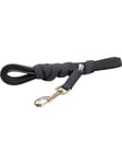 Julius-K9 C&G - Super-grip leash black/grey 20mm/3.0m with handle