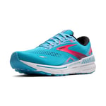 Brooks Homme Adrenaline GTS 23 Sneaker, Crystal Seas Diva Rose Noir, 42.5 EU