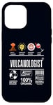 iPhone 12 Pro Max Vulcanologist Job Definition Skills Coffee Wine Sarcasm Case