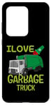 Coque pour Galaxy S20 Ultra Love Camion poubelle de recyclage pour enfants et adultes