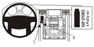 Landrover Range Rover Sport 05-09, Centrerad