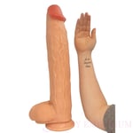 Dildo Sex Toy Huge Thick 17" Inch Penis Suction Cup Big Large Realistic Dong XXL