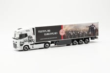 Herpa Maquette Camion DAF XG+ Semi-remorque frigorifique Templar European, échelle 1/87, Model Allemand, pièce de Collection, Figurine Plastique