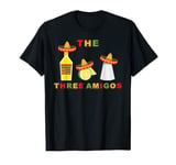 Cinco De Mayo Three Amigos Tequila Lime Salt Alcohol T-Shirt