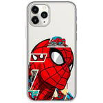 ERT GROUP Coque de téléphone Portable pour Iphone 11 Pro Max Original et sous Licence Officielle Marvel Motif Spider Man 042 Parfaitement adapté à la Forme du téléphone Portable, partiel imprimé