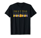 Cute Hanukkah Candles Cat Lover Hanukkah Cat T-Shirt