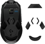 Patin Pour Souris Compatible Avec Logitech G903-Pied De Souris De Remplacement Autoadhésif En Caoutchouc Souple-Noir