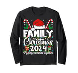 Family Christmas 2024 Matching Squad Santa Women Men Kids Long Sleeve T-Shirt