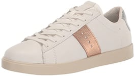 ECCO Femme Street Lite W Baskets, Blanc martelé Bronze Pur Blanc argenté, 37 EU