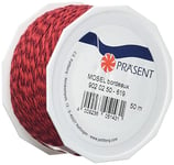 C.E. Pattberg MOSEL Ficelle bordeau (rouge), 50 m de Cordelette Tissée, Largeur 2 mm, Accessoire pour Décoration, Bricolage, Travaux Manuels et Emballage Cadeau