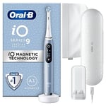 Oral-B iO9 Electric Toothbrushes For Adults, App Connected Handle, 1 Toothbrush Head, Charging Travel Case & Magnetic Pouch, 7 Modes, 2 Pin Plug, Special Edition