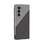 COQUE per Honor Magic V2, Le custodie pieghevoli per telefoni Honor Magic V2 Carbon Series Flip Series (Couleur Argent)