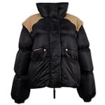 MONCLER 1952 Jacket Serling Puffer Removable Sleeves Black 1/Small RRP 1540