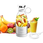 Mini mixeur rapide portable 350 ml avec chargement sans fil 4 lames pour smoothie milkshake jus aliments pour bébé