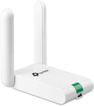 TL-WN822N 300Mbps High Gain Wireless N USB Adapter, Stronger Coverage with High-Gain External Antenna, Boost Wi-Fi Coverage and Surfing Experience