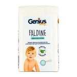 Genius Baby Faldine avec Aloe Vera et Vitamine B5 – 100% pur coton – Apaisant, hydratants et émollients – Lot de 60