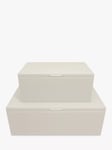 Stackers Plain Storage Boxes, Set of 2