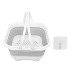 Folding Baby Bath Toy Basket Multifunctional High Capacity Foldable Bath Toy