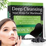 Nose Strips, Charcoal Blackhead Remover Strips(80 PCS), Deep Cleansing Nose... 