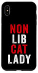 Coque pour iPhone XS Max Non-Lib Cat Lady – Funny Conservative Anti-Woke USA