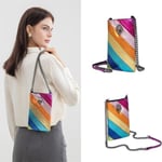 Women's bag color chain shoulder bag crossbody bag eagle head small bag mobile phone bag Chroma