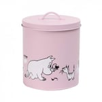 Moomin tinnboks til godbiter (Rosa)