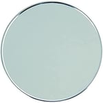 homeXpert MSV Miroir Rond Grossissant X 5 avec Ventouse Acier Chromé