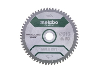 Metabo 628066000, Gjuten aluminium, Spånskiva, Koppar, Laminat, MDF, Plast, Plywood, Trä, 21,6 cm, 3 cm, Tungsten Carbide Tipped (TCT), 1,8 mm, 7000 RPM