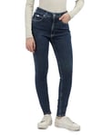 Calvin Klein Jeans Women's HIGH Rise Super Skinny Ankle J20J222770 Pants, Denim Dark, 36W