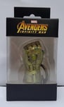 OFFICIAL MARVEL AVENGERS THANOS 3D INFINITY GAUNTLET METAL KEYCHAIN DIFUZED NEW!